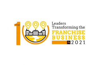 the 100 leaders transforming the franchise business 2021 logo